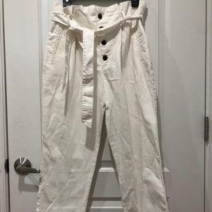 H&M NEW WHITE PANTS